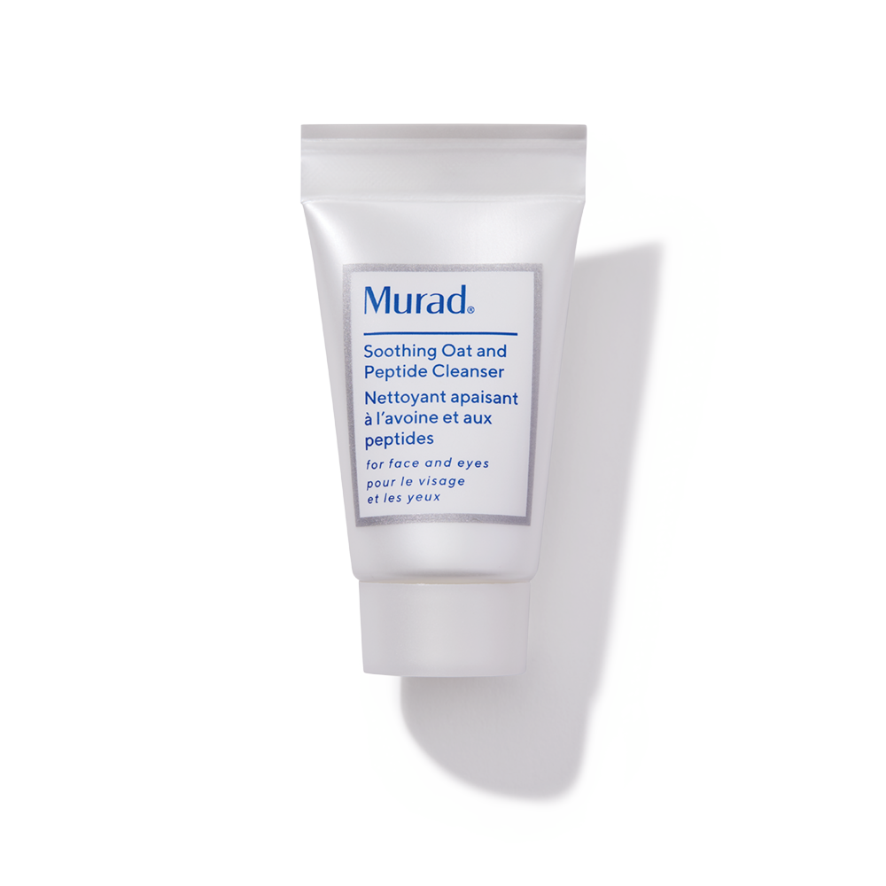 Mini nettoyant apaisant à l'avoine et aux peptides