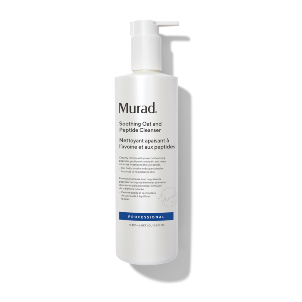 Nettoyant apaisant à l'avoine et aux peptides