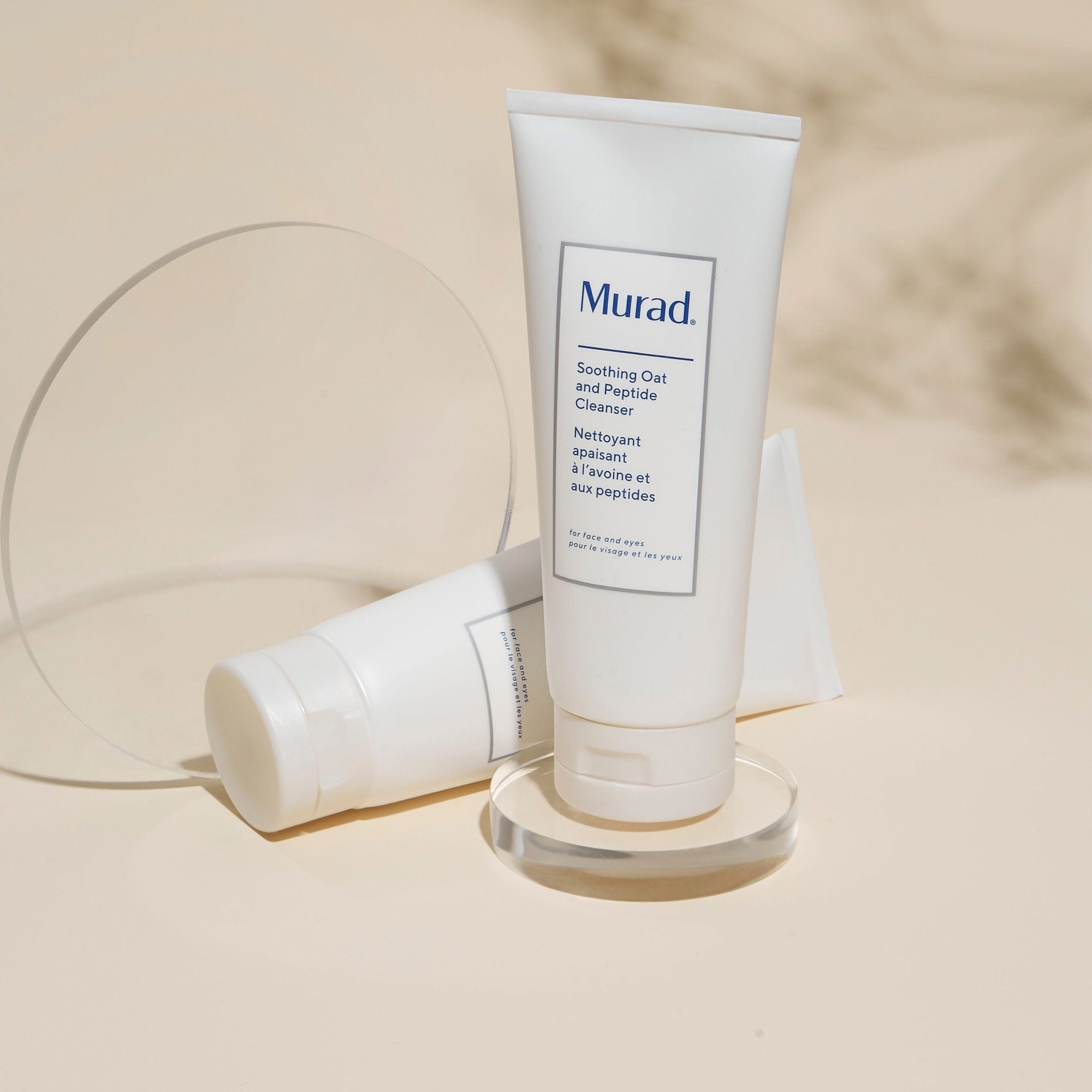Nettoyant apaisant à l'avoine et aux peptides