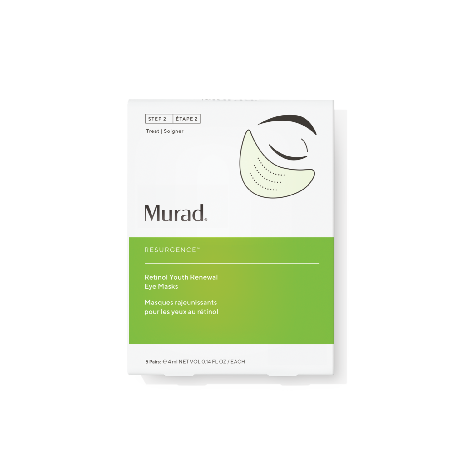 Masques pour les yeux régénérateurs de jeunesse Dr. Zion x Murad au rétinol