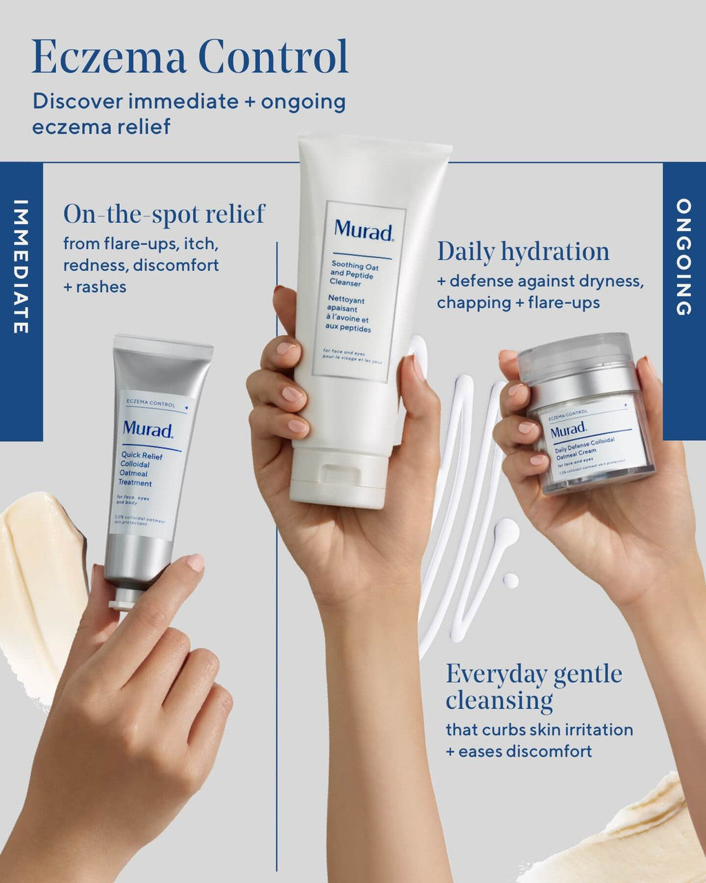 Soothing Oat and Peptide Cleanser - Infographic